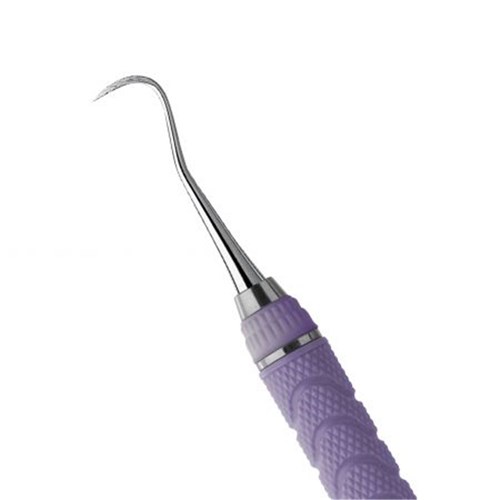 HuFriedyGroup Nevi Scaler - H5 Anterior - Double Ended - #C8 Resin 8 Colour Everedge Handle - Purple