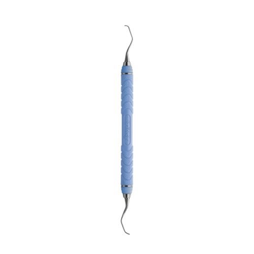 HuFriedyGroup After Five Gracey Scaler - #13/14 Rigid - Double Ended - #C8 Resin 8 Colour Everedge Handle - Blue
