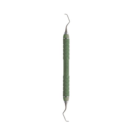 HuFriedyGroup After Five Gracey Scaler - #7/8 - Double Ended - #C8 Resin 8 Colour Everedge Handle - Green