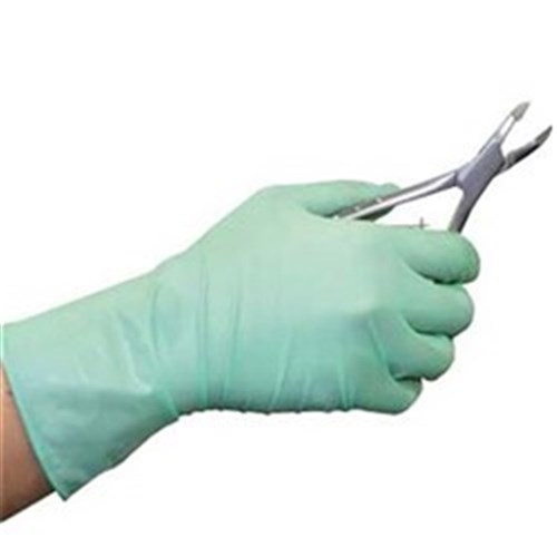 HS-9002871XS HS Criterion Aloe Gloves Latex Powder Free Green XSmall x 100