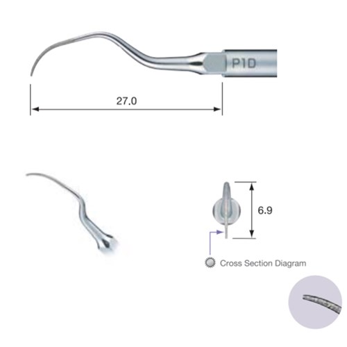 NSK Perio Tip - P1D for NSK Varios Ultrasonic Scaler and Satelec