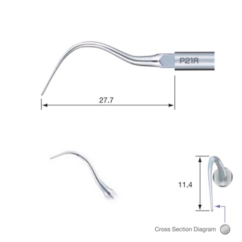 NSK Perio Tip - P21R for NSK Varios Ultrasonic Scaler and Satelec