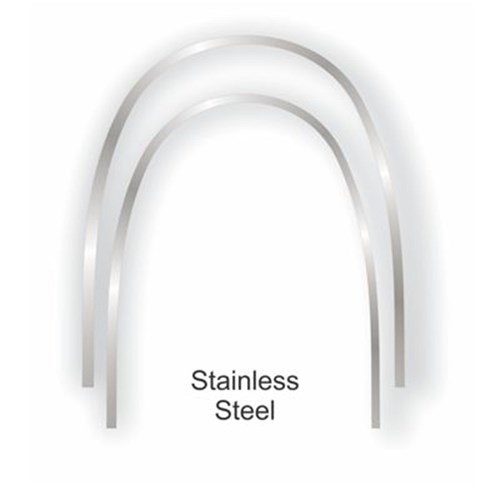 NAOL Proform Stainless Steel Archwire, 019X025 Upper, 10-Pack