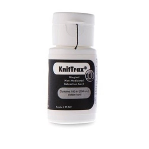 Pascal KnitTrax - Knitted Retraction Cord - Plain - #000