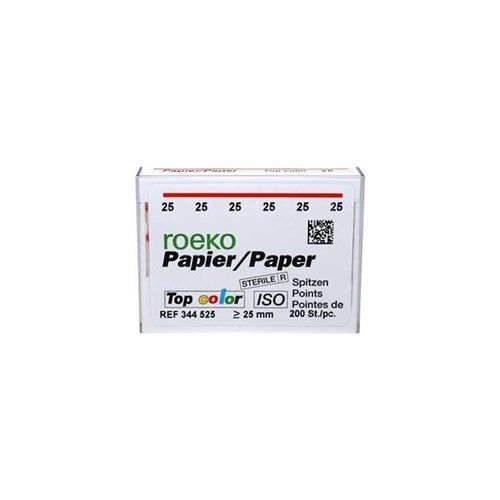 RO-PPTC25 - ROEKO Top Colour Paper Points Size 25 Red