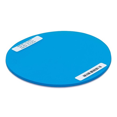 Scheu Bioplast - 125 x 3mm - Blue Transparent Round, 10-Pack