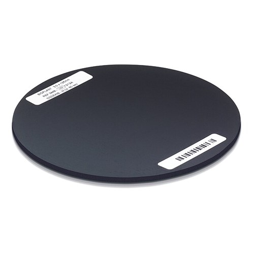 Scheu Bioplast - 125 x 3mm - Black Round, 10-Pack