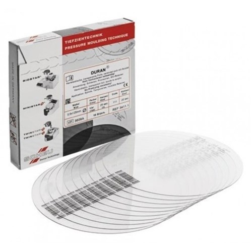 Scheu Duran Plus - 125 x 0.4mm - Clear, 10-Pack