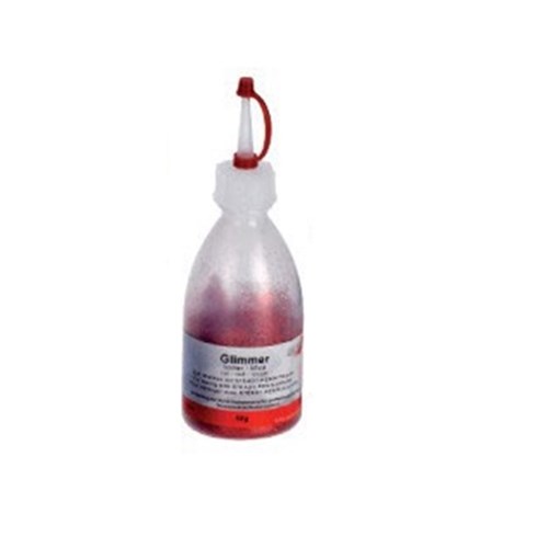 Scheu Steady-Ready Glitter - Red - 50g Bottle