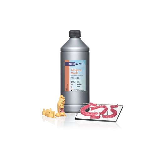 Nextdent Gingiva Mask - 3D Printing Liquid - Pink - 1000g Bottle