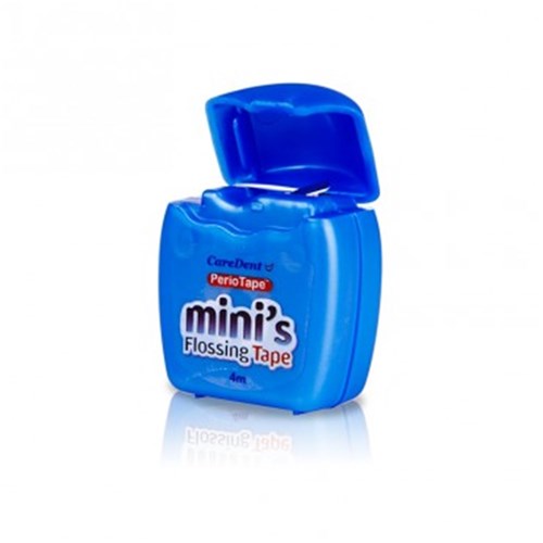CareDent PerioTape - Mini's Flossing Tape - Trial Size 4m, 48-Pack