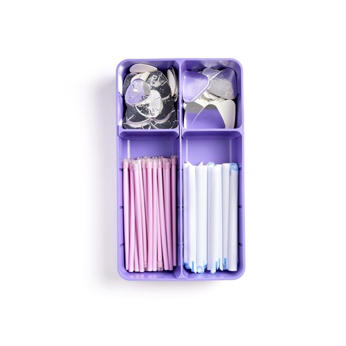 ZIRC Drawer Organiser Dividers - Small - Neon Purple, 2-Pack