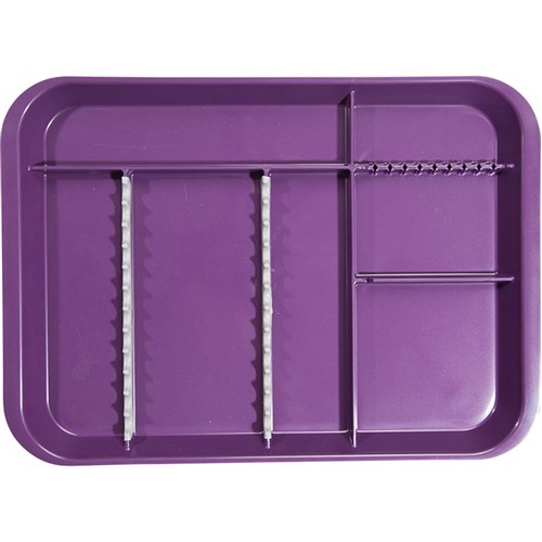 ZIRC B Lok Tray Divided Tray - Plum - 33.97 x 24.45 x 2.22cm