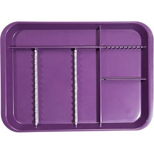 ZIRC B Lok Tray Divided Tray - Plum - 33.97 x 24.45 x 2.22cm