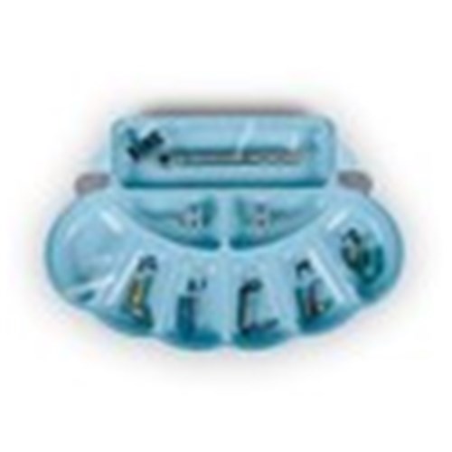 ZIRC Organiser for Implants - 17.46  x 11.75  x 1.59cm - Blue