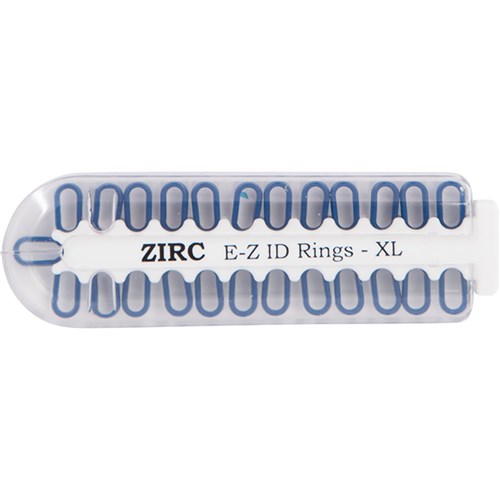 ZIRC E Z ID Rings for Instruments - Extra Large - Midnight Blue, 25-Pack